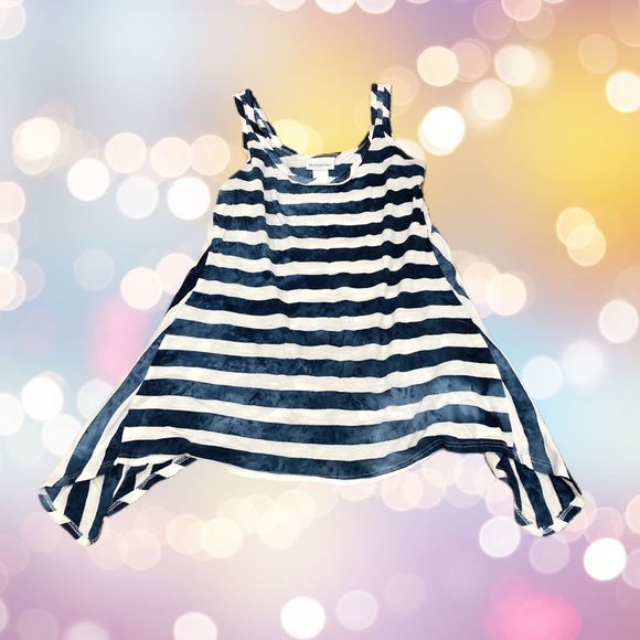 Motherhood Maternity Tops - Cute blue & white striped tank Maternity XS